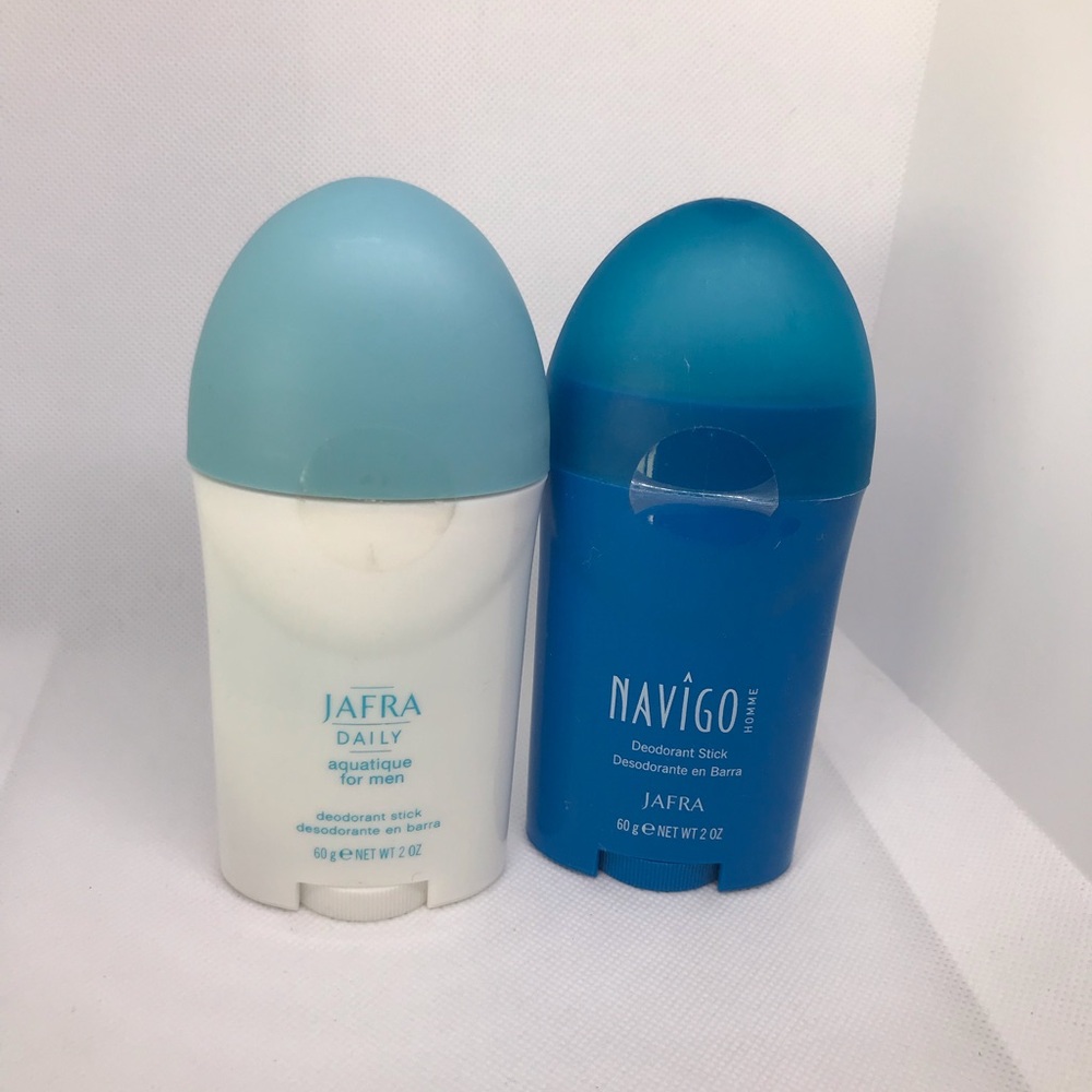 Jafra Deodorant Stick Set - Blue and White